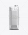 Download 500 ml Juice Carton Box with Screw Cap Mockup in Packaging ...