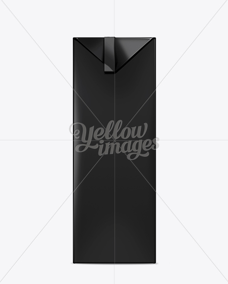 1L Juice Carton with Screw Cap PSD Mockup