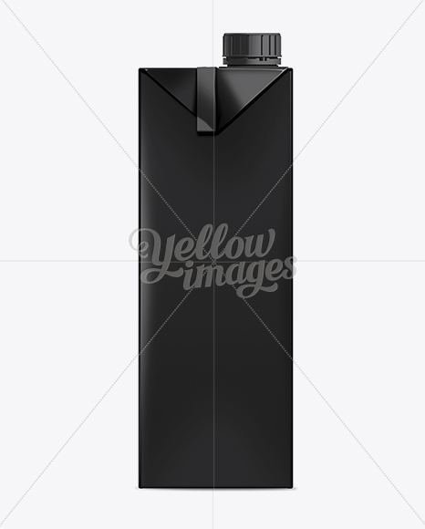 1L Juice Carton Box Mock-up