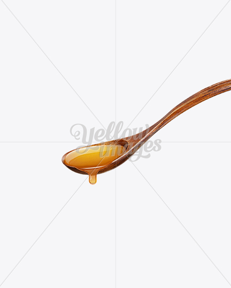 Wooden Spoon With Honey