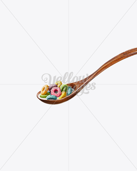 Download Wooden Spoon With Cereals And Milk Free Downloads 27312 Photoshop Psd Mockups PSD Mockup Templates