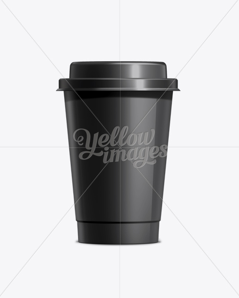 Coffee Cup With Holder Extra Small Black