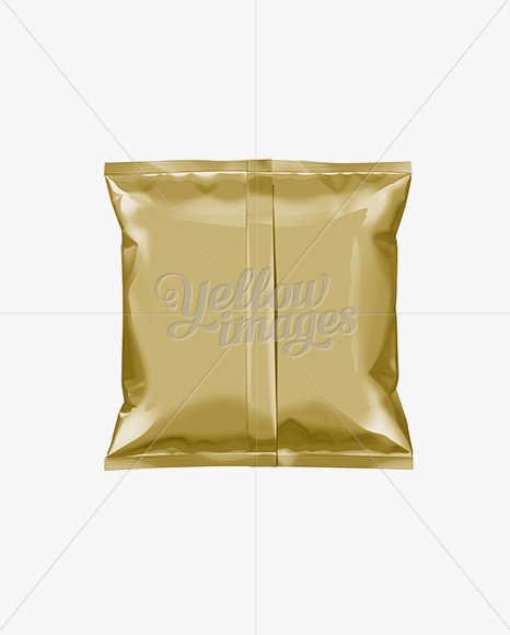 Download Gold Plastic Snack Package Small Psd Templates For Ecommerce Website Yellowimages Mockups