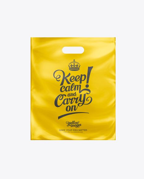 Download Free White Patch Handle Plastic Carrier Bag Packaging Mockups PSD Mockups.