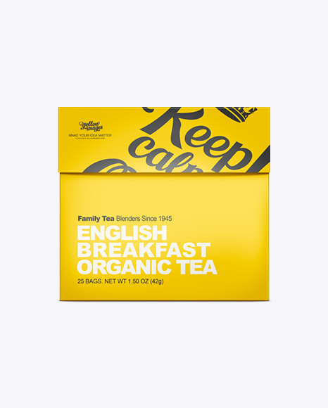 Download Download Tea Box With Tea Bag Mockup Object Mockups ...