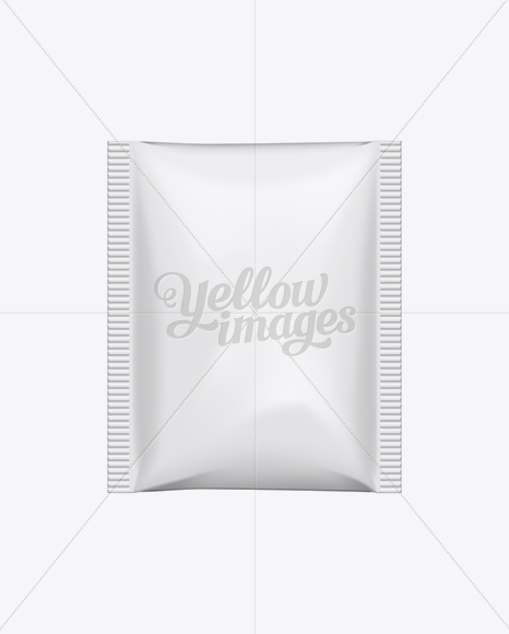 Download Paper Sachet in Sachet Mockups on Yellow Images Object Mockups