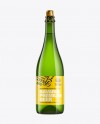 Download Emerald Green Beer Bottle sealed with a Cork and Muselet ... Yellowimages Mockups