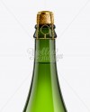 Download Emerald Green Beer Bottle sealed with a Cork and Muselet ... Yellowimages Mockups