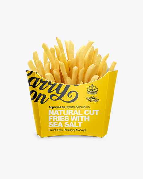 Download Paper French Fries Box - Small size Packaging Mockups ...