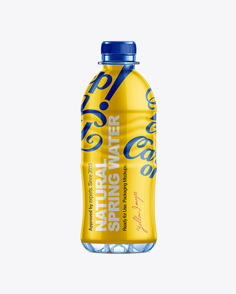 Download 350ml Plastic Water Bottle With Shrink Sleeve Psd Mockup Psd Clothing Label Mockups Free Download Yellowimages Mockups