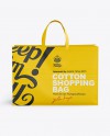 Download Large Eco Bag Mockup in Bag & Sack Mockups on Yellow Images Object Mockups