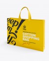 Download Large Eco Bag Mockup in Bag & Sack Mockups on Yellow Images Object Mockups