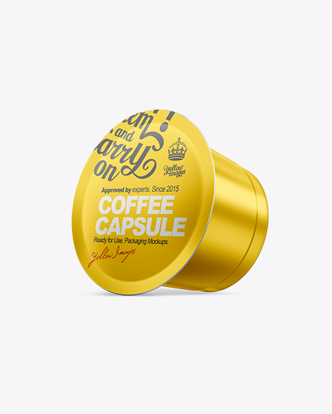 Download Coffee Capsule Psd Mockup Online Mockups Wireframes Yellowimages Mockups
