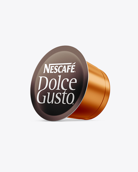 Download Coffee Capsule Mockup in Packaging Mockups on Yellow Images Object Mockups