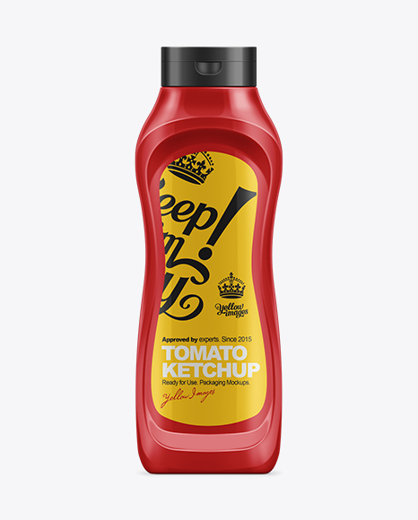 Download 500g Ketchup Bottle Mockup Packaging Mockups - Imac Psd ...