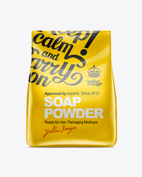 Download Plastic Soap Powder Bag Mockup 6kg Washing Powder Bag Mockup Plastic Soap Powder Bag Mockup Halfside PSD Mockup Templates