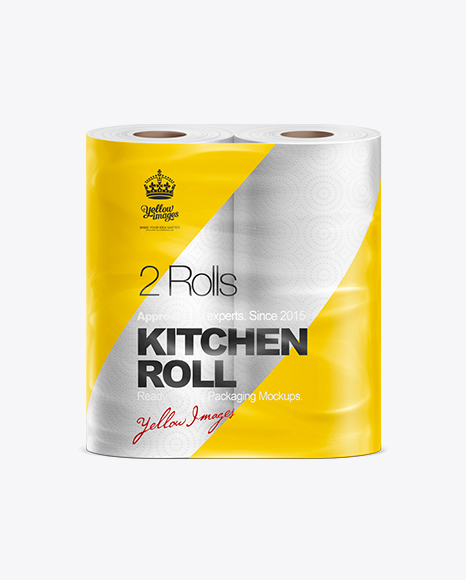 Download Paper Kitchen Towel 2 Rolls Psd Mockup Logo Mockups Free Download Psd PSD Mockup Templates