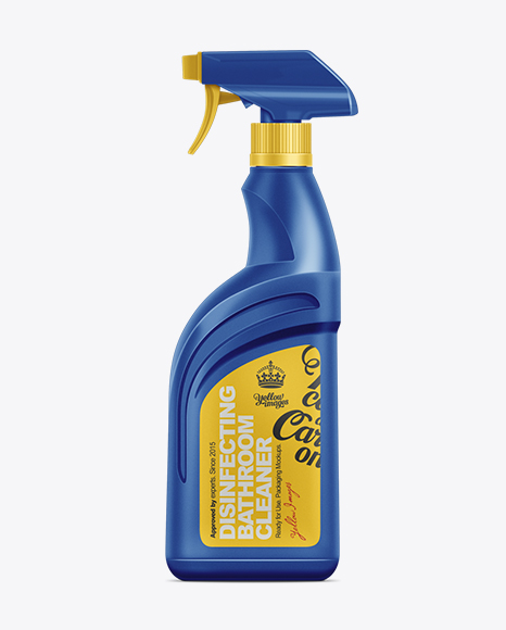 500ml Bottle with Trigger Spray Top PSD Mockup