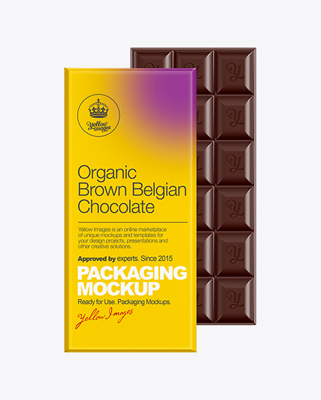 Download Dark Chocolate Bar Packaging Mockup Object Mockups 3d Logo Mockups Free Download