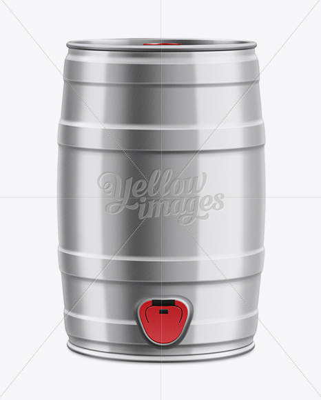 Download 5L Draft Beer Keg Mockup in Barrel Mockups on Yellow Images Object Mockups