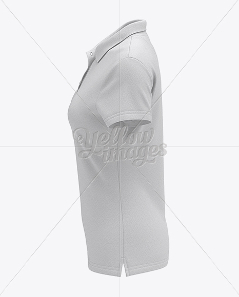 Download Womens Polo HQ Mockup - Side View in Apparel Mockups on ...