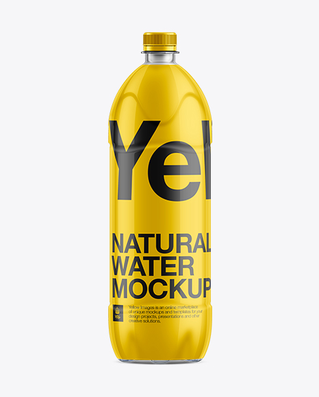 1.5L Soda Bottle w/ Shrink Sleeve Label Mockup in Bottle Mockups on