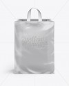 Download Plastic Shopping Bag w/ Loop Handles Mockup - Front View ...