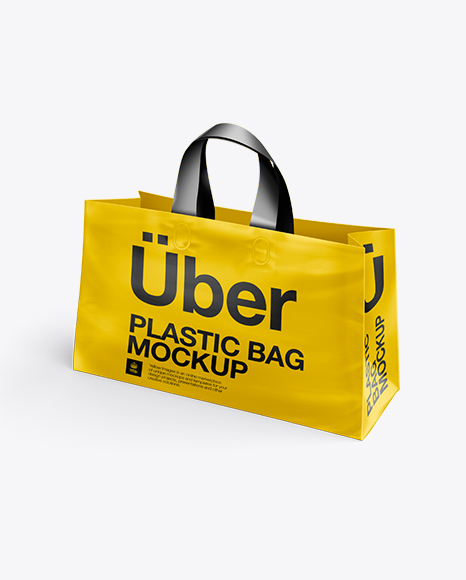 Download Free PSD Mockup Plastic Shopping Bag PSD Mockup - Half ...