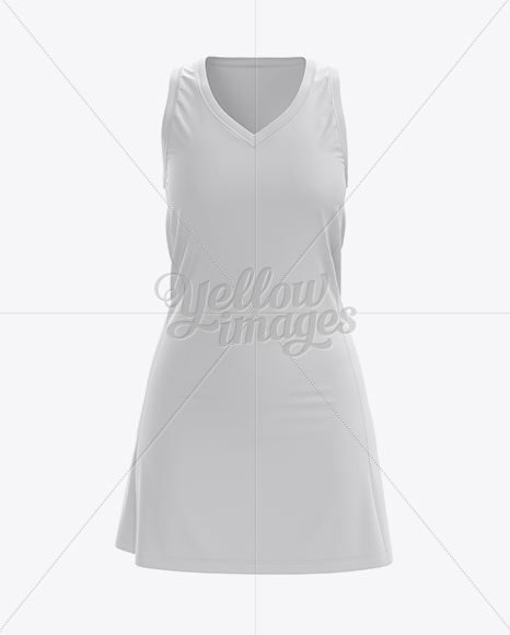 Download Netball Dress HQ Mockup - Front View in Apparel Mockups on ...