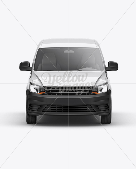 Download Panel Van HQ Mockup Front View in Vehicle Mockups on ...