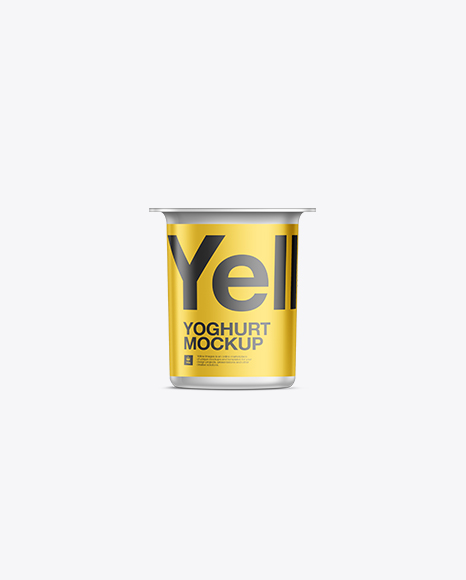 Download Yogurt Packaging Mockup Packaging Mockups Free Realistic 3d Logo Mockup PSD Mockup Templates