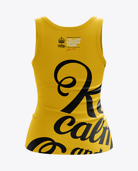Download Womens Tank Top Premium Mockup Back View Mockups Meaning In Tamil PSD Mockup Templates