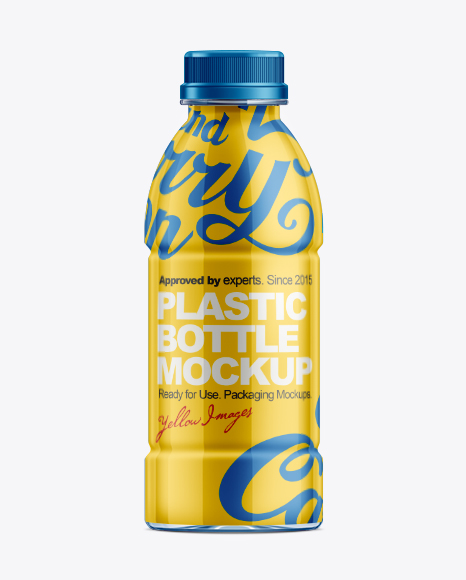 Download 500ml Clear Pet Bottle With Shrink Sleeve Label Psd Mockup Free Download Mockups Yellowimages Mockups