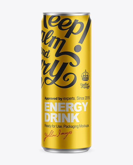 Download 355ml Energy Drink Can Mockup in Can Mockups on Yellow Images Object Mockups