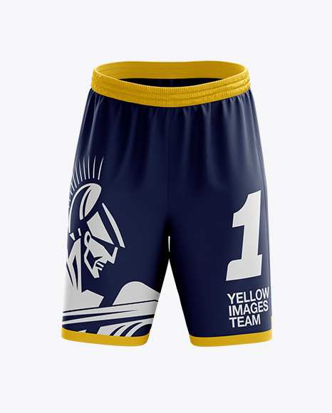 Basketball Shorts Mockup - Front & Back View in Apparel ...