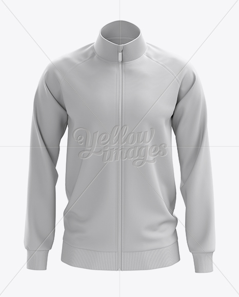 Men's Training Jacket Mockup / Front View in Apparel ...