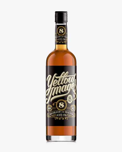 Free 75cl Ariane 2 Bottle w/ Whisky Mockup