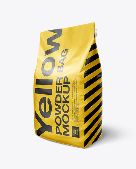 Download 10kg Powder Bag Mockup / Half Side View in Bag & Sack ...