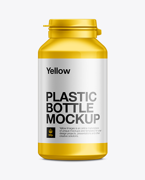 Protein Plastic Bottle PSD Mockup