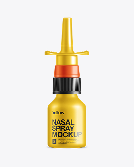 Nasal Spray Psd Mockup Free Download Mockup Psd