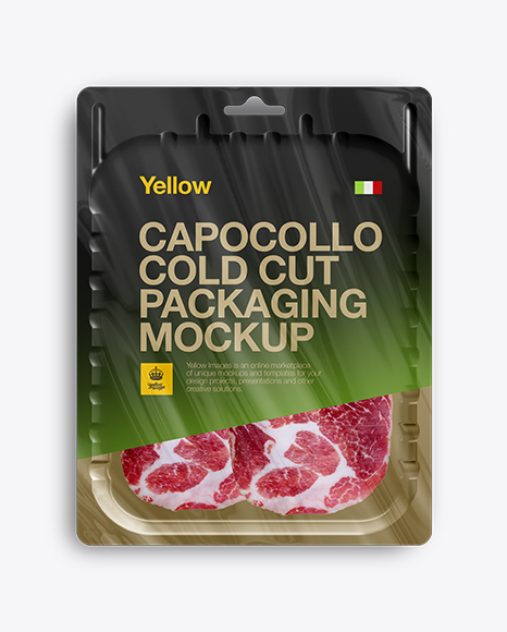 Vacuum Tray W/ Sliced Capicola Mock-up Packaging Mockups ...