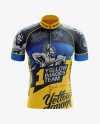 Download Men's Cycling Jersey Mockup - Front View in Apparel ...