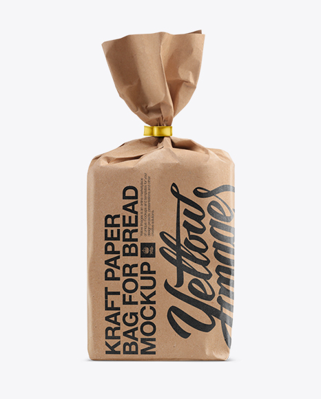 Middle Kraft Paper Bread Bag Mockup Packaging Mockups A4 Magazine Mockups Psd Free Download