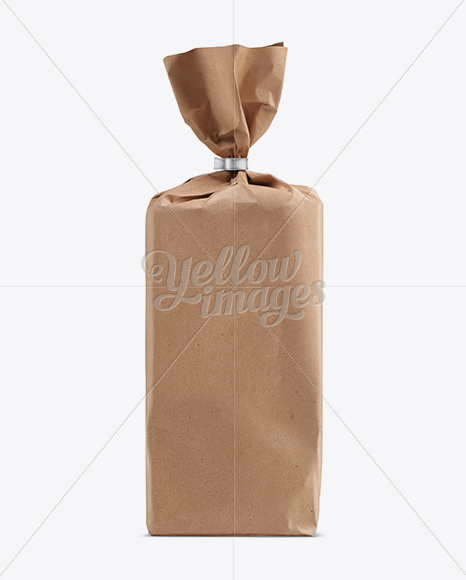 Download Large Kraft Bread Bag W/ Clip Mockup in Bag & Sack Mockups ...