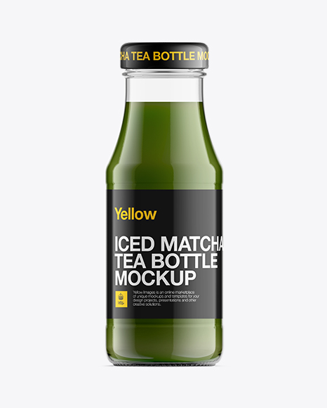 Download Glass Cold Tea Bottle Psd Mockup Best Quality 5687890 Psd Mockup Templates Yellowimages Mockups