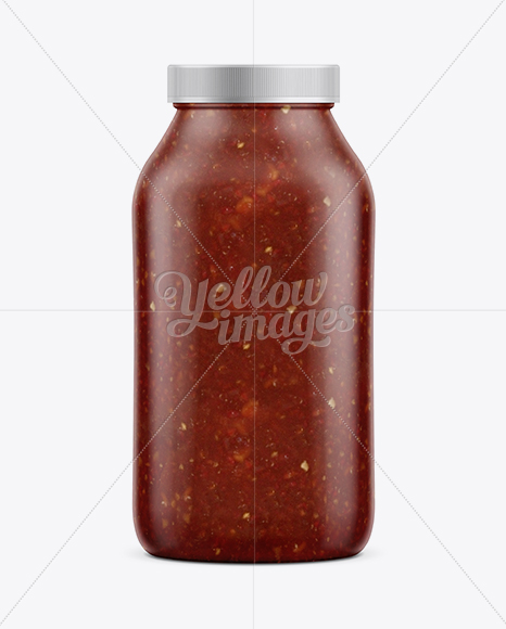 Download Jar W/ Chilli & Tomato Sauce Mock-Up in Jar Mockups on ...