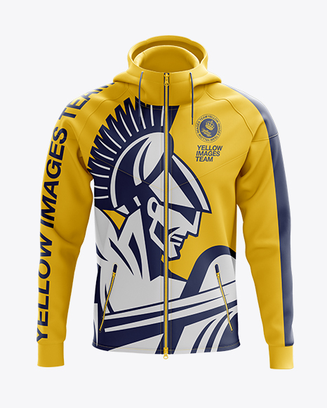 Download Hoodie with Zipper Mockup - Front View in Apparel Mockups ...