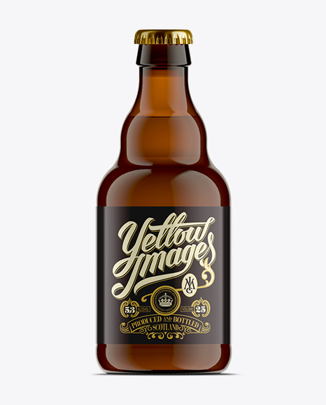 Download 330ml Steinie Beer Bottle Mockup Amber Glass Object Mockups Free Download Premium Free Psd Exclusive Logo Mockups