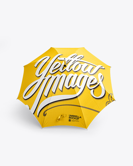 Open Umbrella Mockup - Front View in Apparel Mockups on ...