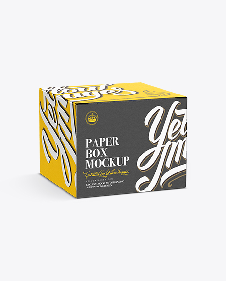 50ml Box Mockup Half Side View Packaging Mockups Psd Mockups Free For Commercial Use